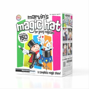 Набор с фокусами «Волшебная шляпа Марвина: 150 удивительных фокусов и трюков», Marvin's Magic