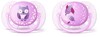 Пустушка ортодонтична для дівчаток Ultra Soft 2 шт 0+ Avent