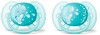 Пустушка ортодонтична для хлопчиків Ultra Soft 2 шт 6+ Avent