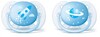 Пустышка ортодонтическая для мальчиков Ultra Soft 2 шт 0+ Avent