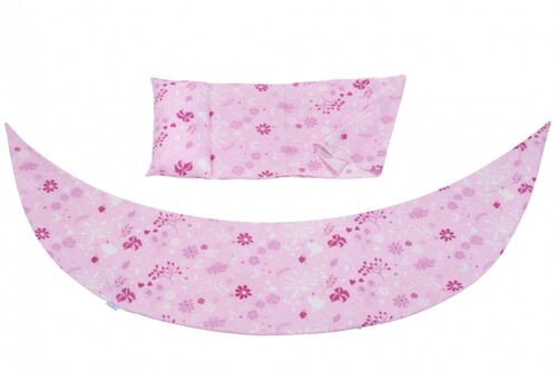 Постель: Набор аксессуаров для подушки DreamWizard (наволочка, мини-подушка) Розовый Nuvita