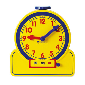Годинники та календарі: Демонстраційний годинник аналоговий і цифровий (середній) Learning Resources