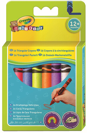 Товари для малювання: Воскові олівці Crayola для самих маленьких 16 штук (52-016Т)