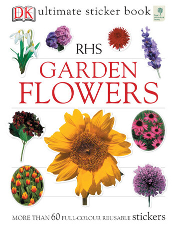 Для молодшого шкільного віку: RHS Garden Flowers Ultimate Sticker Book