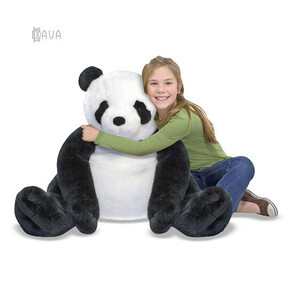 М'які іграшки: М'яка іграшка Гігантська плюшева панда, 76 см, Melissa & Doug