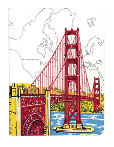 Блокноты и ежедневники: Handmade Journal: San Francisco Golden Gate