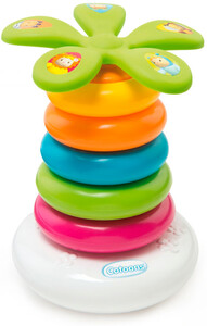 Игры и игрушки: Пирамида Cotoons Цветочек (23 см), Smoby toys