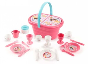 Игрушечная посуда и еда: Набор для пикника в корзине, Disney Princess Smoby Toys