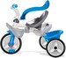 Детский велосипед с козырьком и багажником (синий) дополнительное фото 4.