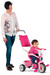 Дитячий велосипед Be Move Comfort з багажником і сумкою (рожевий), Smoby дополнительное фото 2.