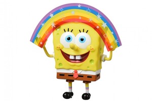 Ігри та іграшки: Ігрова фігурка Masterpiece Memes Collection — Rainbow SB Sponge Bob