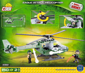 Конструктори: Конструктор Атакуючий вертоліт Eagle, серія Small Army, Cobi