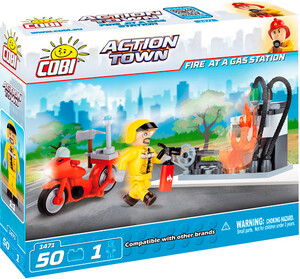Игры и игрушки: Конструктор Пожар на АЗС, серия Action Town, Cobi
