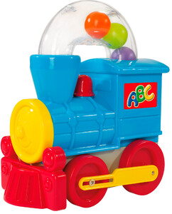 Розвивальні іграшки: Паровоз з кульками, ABC
