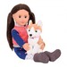 Кукла Лесли с собакой (46 см) Our Generation дополнительное фото 1.