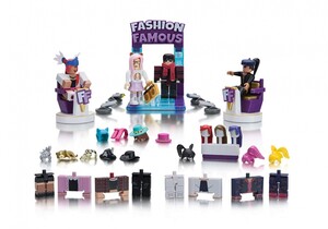Персонажі: Набір ігрових колекційних фігурок Jazwares Roblox Environmental Set Fashion Famous W1.5, набір 4 шт.