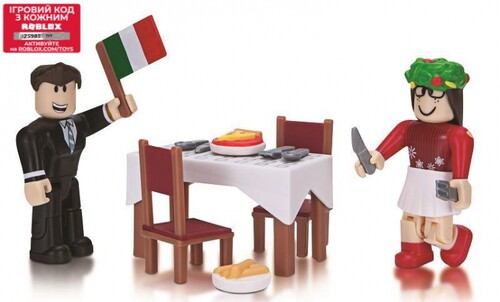 Персонажи: Набор игровых коллекционных фигурок Jazwares Roblox Game Packs Soros Fine Italian Dining