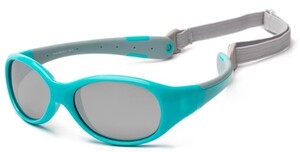Дитячі сонцезахисні окуляри Koolsun Flex бирюзово-сірі 3+