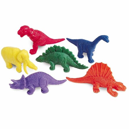Динозавры: Фігурки кольорових Динозаврів 6 шт. Learning Resources