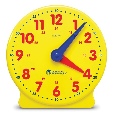 Часы и время года: Учебный циферблат Learning Resources