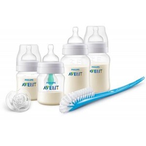 Поильники, бутылочки, чашки: Подарочный набор Anti-colic с клапаном AirFree™ (SCD807/00) Avent
