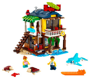 Конструктори: Конструктор LEGO Creator Пляжний будиночок серферів 31118