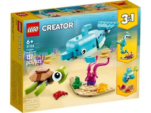 Ігри та іграшки: Конструктор LEGO Creator Дельфін і черепаха 31128