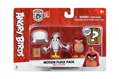 Персонажи: Игровой набор ANB Mission Flock Ред и Сильвер Angry Birds