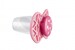 Пустышка Air55 Cool 6m+ ортодонтическая "сердечки" розовая Nuvita дополнительное фото 1.
