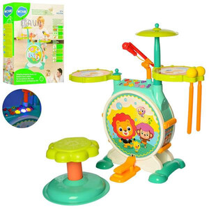 Дитячі барабани: Музична іграшка «Барабанна установка», Hola Toys