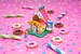 Игровая фигурка Small House Город сладостей, Столовая "Пончик" Nanables дополнительное фото 7.