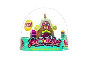 Будиночки і меблі: Ігрова фігурка Small House Місто солодощів, Магазин «Печиво з молоком» Nanables