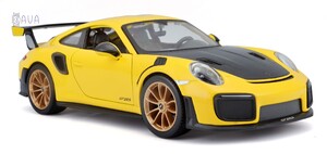 Машинки: Автомодель Porsche 911 GT2 RS жовтий (1:24), Maisto