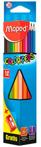Карандаши цветные Color Peps Classic 12 цветов + точилка