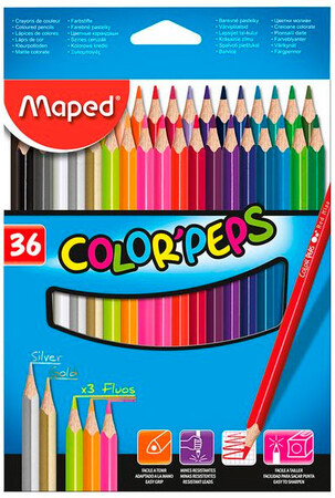 Товари для малювання: Олівці кольорові Color Peps Classic 36 кольорів