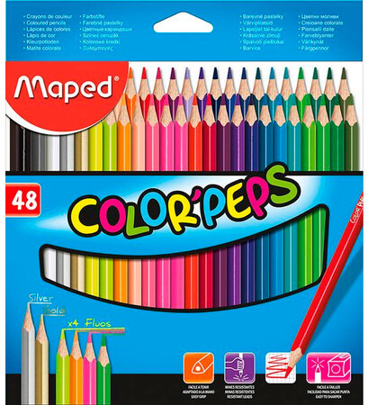 Товары для рисования: Карандаши цветные Color Peps Classic 48 цветов