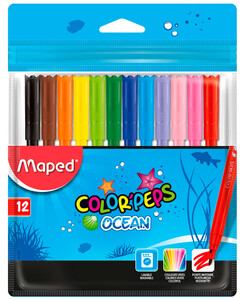 Товари для малювання: Фломастери Color Peps Ocean (12 шт.)