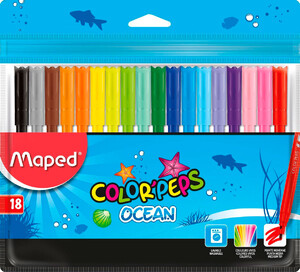 Товари для малювання: Фломастери Color Peps Ocean (18 шт.)
