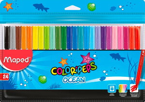Товари для малювання: Фломастери Color Peps Ocean (24 шт.)