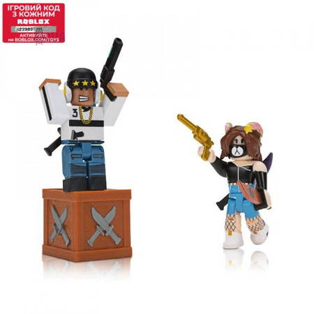 Персонажи: Набор игровых коллекционных фигурок Game Packs Murder Mystery 2 W6, 2 шт., Jazwares Roblox