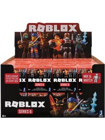 Персонажі: Ігрова колекційна фігурка Jazwares Roblox Mystery Figures Safety Orange Assortment S6