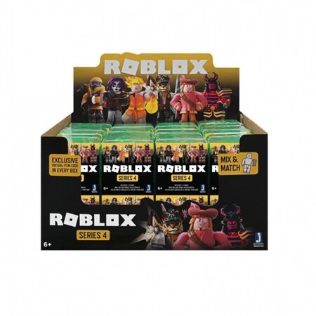 Супергерои и воины: Игровая коллекционная фигурка Jazwares Roblox Mystery Figures Emerald S4