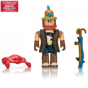 Игры и игрушки: Игровая коллекционная фигурка Jazwares Roblox Core Figures Bootleg Buccaneers: Fisherman Joe W4