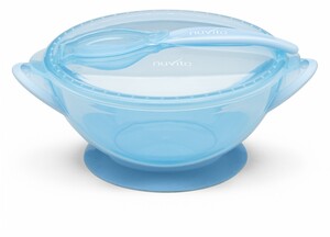 Дитячий посуд і прибори: Набір для годування дорожній COOL 6м+ синій Nuvita