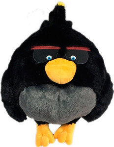 Рюкзаки: Рюкзак плюшевый Бомб, Angry Birds, Premium Toys