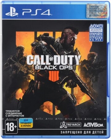 Игры для приставок: Программный продукт PS4 Call of Duty: Black Ops 4 [Blu-Ray диск]