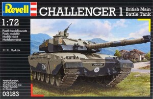 Сборные модели-копии: Танк Challenger I Revell Великобритания 1983г 172 (03183)