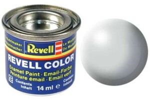 Аксесуари для моделювання: Фарба світло-сіра шовковисто-матова Revell light grey silk 14ml (32371)