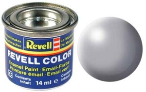 Аксесуари для моделювання: Фарба сіра шовковисто-матова Revell grey silk 14ml (32374)