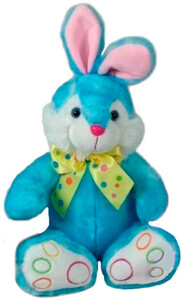 Мягкие игрушки: Кролик голубой (23 см), Devilon